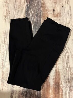 Yogalicious Black Luxe High-Waist Leggings